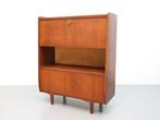 Vintage secretaire teak #Rotundumvintage, Huis en Inrichting, Kasten | Secretaires, Gebruikt, Ophalen of Verzenden