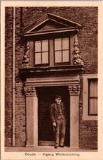 Gouda - Ingang Werkinrichting, Verzamelen, Ansichtkaarten | Nederland, Ophalen of Verzenden, 1920 tot 1940, Ongelopen, Zuid-Holland