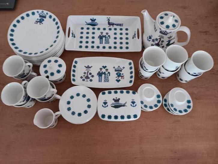 Figgjo Flint Norway Servies Menu., Antiek en Kunst, Antiek | Servies los, Ophalen
