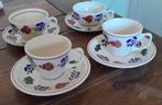 Boerenbont kop en schotel thee / koffie, Huis en Inrichting, Keuken | Servies, Ophalen, Zo goed als nieuw, Kop(pen) en/of Schotel(s)
