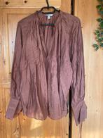 Roestbruin blouse - H&M, maat M, Maat 38/40 (M), H&M, Bruin, Nieuw