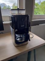 Philips Grind and Brew, Witgoed en Apparatuur, Koffiezetapparaten, 10 kopjes of meer, Koffiebonen, Gebruikt, Koffiemachine