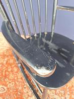 Vintage zwarte schommelstoel, stijl de Ster, Gelderland, Ophalen, Gebruikt, Vintage, Nvt