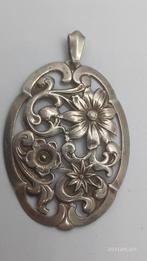 Art Nouveau Zilveren Hanger Alex Meijer, Gebruikt, Ophalen of Verzenden, Bloem of Plant, Zilver