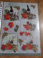 k55 knipvel kerst wijn champagne, Ophalen of Verzenden, Nieuw, Kerst, Knipvel