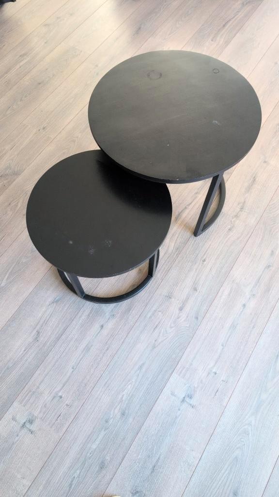 Salontafels te koop, Huis en Inrichting, Tafels | Salontafels, Gebruikt, Minder dan 50 cm, 50 tot 100 cm, 50 tot 100 cm, Rond