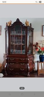 Antieke servieskast, Ophalen, Zo goed als nieuw, 25 tot 50 cm, 150 tot 200 cm