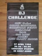 DJ challenge Assen 1996 Poster, Verzamelen, Ophalen of Verzenden, A1 t/m A3, Zo goed als nieuw, Rechthoekig Staand