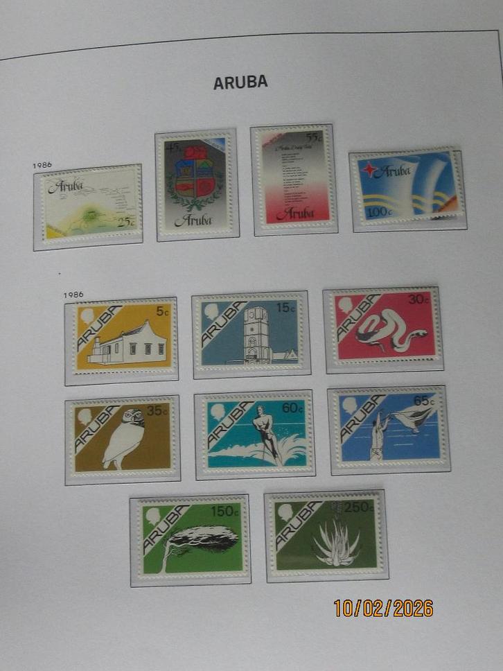 Nico Verzameling Aruba Postfris, Postzegels en Munten, Postzegels | Volle albums en Verzamelingen, Nederland en Buitenland, Ophalen of Verzenden