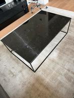 Stijlvolle marmeren salontafel, Huis en Inrichting, Tafels | Salontafels, Ophalen, 100 tot 150 cm, Zo goed als nieuw, Metaal