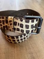 Purdey riem dier print off white  bruin, Kleding | Dames, Riemen en Ceinturen, 80 tot 90 cm, Heupriem, Ophalen of Verzenden, Zo goed als nieuw