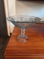 Schaal op voet van glas, Ophalen of Verzenden