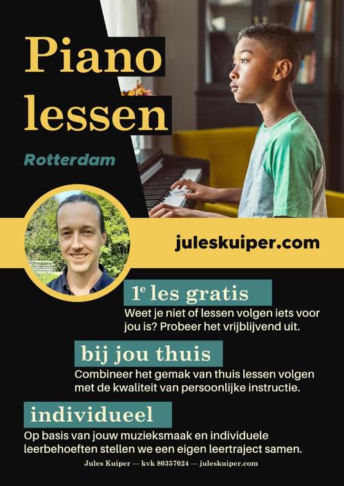 Pianolessen Rotterdam, Diensten en Vakmensen, Muziekles en Zangles, Elektrische instrumenten, Toetsinstrumenten, Komt aan huis