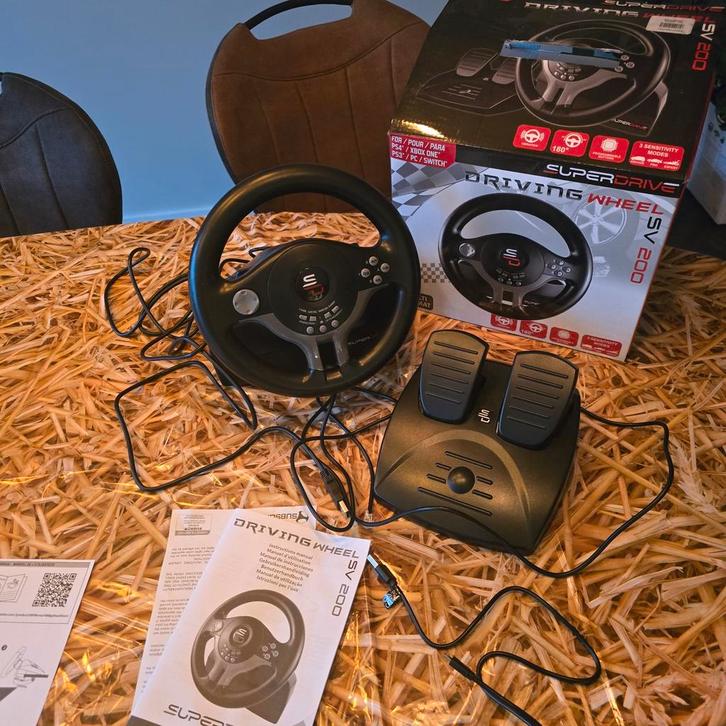 Race stuur - Switch, PS4, Xbox One, PC, Spelcomputers en Games, Spelcomputers | Overige, Zo goed als nieuw, Ophalen of Verzenden