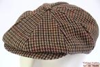 Paperboy pet Hawkins bruin tweed maten 58, 59 en 60 Nieuw, Kleding | Heren, Hoeden en Petten, Nieuw, Ophalen of Verzenden, Pet