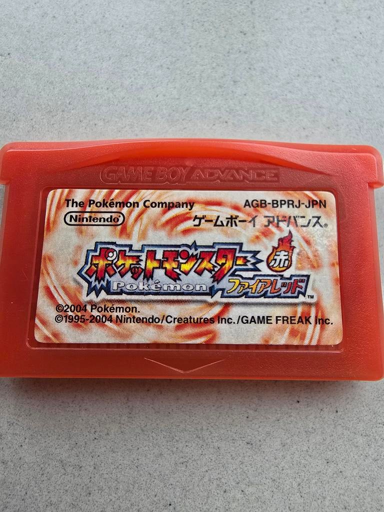 Pokemon FireRed Japanse Editie - Origineel!, Spelcomputers en Games, Games | Nintendo Game Boy, Gebruikt, 1 speler, Ophalen of Verzenden