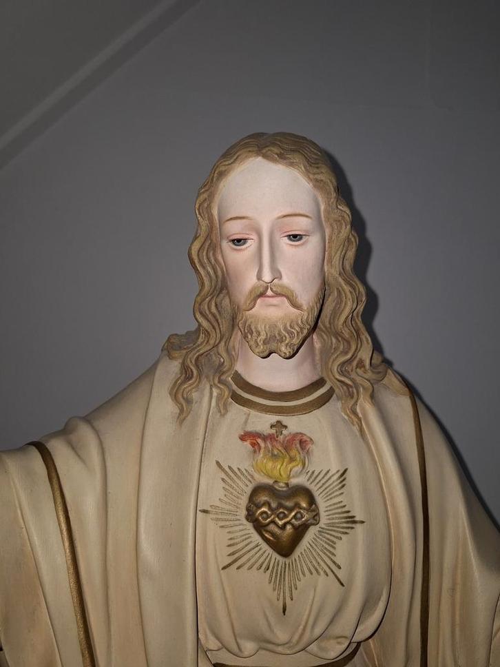 Jezus Christus Beeld - Sacré-Cœur, Antiek en Kunst, Antiek | Religie, Ophalen