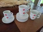 Illy koffiekopjes, 4x groot en 2x klein incl. schotels, Ophalen, Zo goed als nieuw, Kop(pen) en/of Schotel(s)