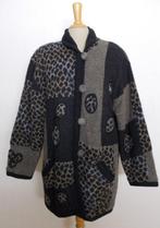 Mooi bruin/zwart iets wol mix lang windstopper vest! L, Kleding | Dames, Truien en Vesten, Verzenden, Zo goed als nieuw, Maat 42/44 (L)