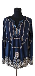 blauw top van K design maat L, Kleding | Dames, Blouses en Tunieken, Blauw, Maat 42/44 (L), Ophalen of Verzenden