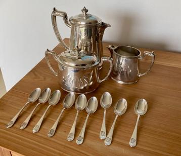 Silverplated koffie servies Koninklijke Hollandsche Lloyd beschikbaar voor biedingen