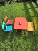 Fermob Kinder Tuinset - Bank, 2 Stoelen, Tafel, Ophalen, Gebruikt, Metaal