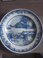 Delfsblauw wandbord 24 X 24 cm, Antiek en Kunst, Antiek | Wandborden en Tegels, Ophalen of Verzenden