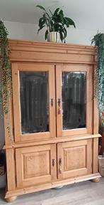 Handgemaakte grenen buffet wand meubel, Ophalen, 100 tot 150 cm, 200 cm of meer, Grenenhout