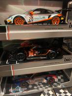 1/18 GT3 Porsches Ixo Gulf Martini GPX racing, Ophalen of Verzenden, Zo goed als nieuw, Auto, Overige merken