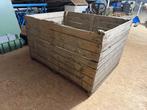Grote houten kisten - aardappelkisten, Doe-het-zelf en Verbouw, Kratten en Dozen, Ophalen, Gebruikt, 100 cm of meer, 60 cm of meer