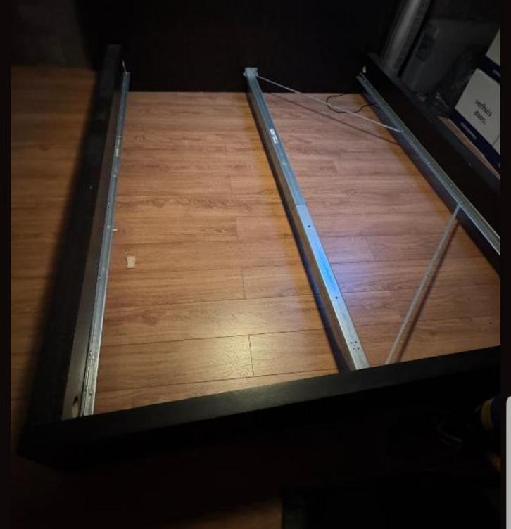 ikea malm bed 160/200, Huis en Inrichting, Slaapkamer | Bedden, Tweepersoons, 160 cm, Hout, Wit, Ophalen