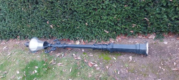 Klassieke Vloerlamp / Tuinlamp, Tuin en Terras, Buitenverlichting, Gebruikt, Vloerlamp, IJzer, Minder dan 50 watt, Netvoeding