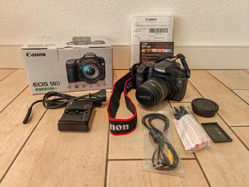 Canon EOS 50D Spiegelreflexcamera set te koop aangeboden beschikbaar voor biedingen