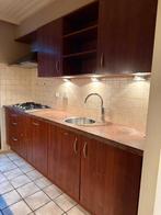 Complete keuken incl. apparatuur – zelf demonteren, Huis en Inrichting, Keuken | Complete keukens, Ophalen, Gebruikt, Bruin, Graniet of Steen