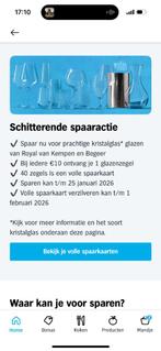 ZEGELS NODIG, spaaractie glazen AH, Verzamelen, Albert Heijn, Ophalen of Verzenden