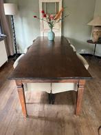 Antieke teakhouten eetkamertafel, Antiek en Kunst, Antiek | Meubels | Tafels, Ophalen