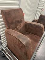 Fauteuil 2x, Huis en Inrichting, Fauteuils, Gebruikt, Leer, Ophalen of Verzenden