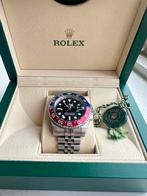 Rolex GMT master II pepsi, Staal, Polshorloge, Ophalen of Verzenden, Zo goed als nieuw