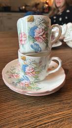 Fleurige Balmoral castle theekopjes met schotel, Ophalen