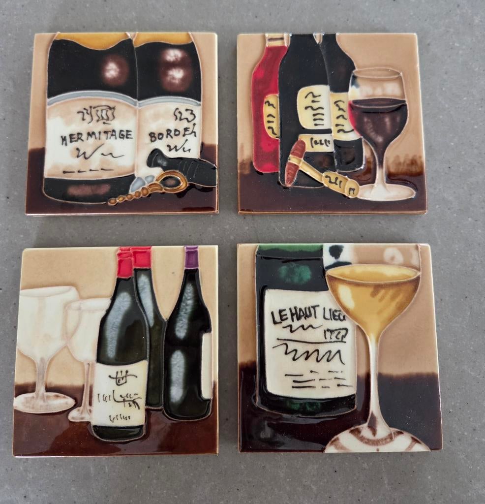 A Good Year Coasters - Milford Collection (Set van 4), Ophalen of Verzenden, Zo goed als nieuw, Glas of Kopje