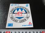 sticker Uden BEDAF langlaufvereniging Hout-Brox ski Fischer*, Ophalen, Zo goed als nieuw