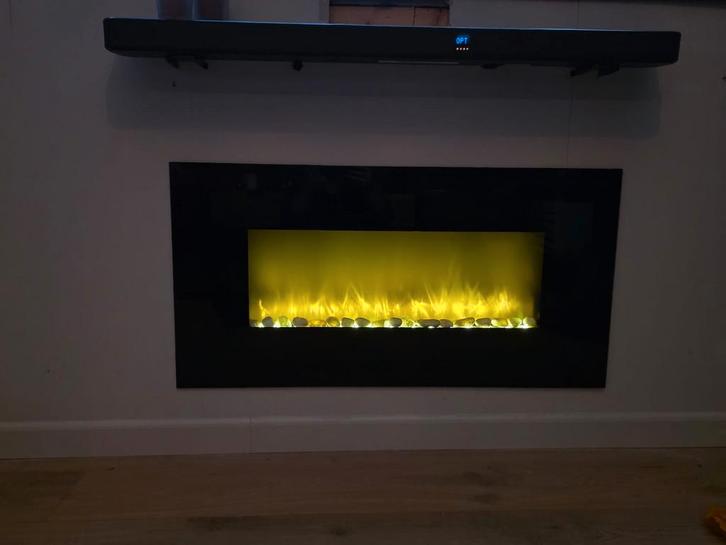 Elektrische Sfeerhaard met warmtefunctie - Z.G.A.N., Huis en Inrichting, Haarden, Zo goed als nieuw, Elektrische haard, Ophalen