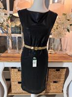 Chique, stijlvolle, Zwarte cocktailjurk Marc Cain 36-38/nr3., Marc Cain, Zwart, Ophalen of Verzenden, Zo goed als nieuw