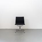 8x Vitra Eames EA 106  Stoel Zwart Hopsak - Gepolijst, Niet ingevuld, Niet ingevuld, Leer, Zo goed als nieuw