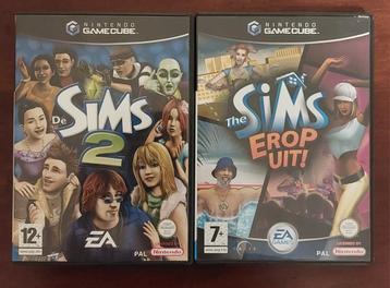 Gamecube Sims 2 en Eropuit. Game en handleiding Nederlands beschikbaar voor biedingen