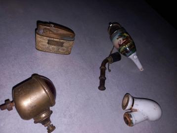 Vintage Aansteker & 2 Rookpijpjes beschikbaar voor biedingen