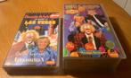 Bassie & Adriaan Dubbelbox + Las Vegas VHS videobanden 1995, Ophalen of Verzenden, Gebruikt, Tv, Overige typen