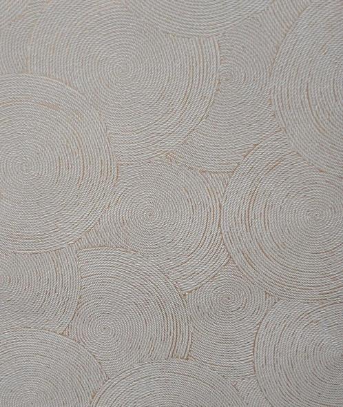 AS Creation behang cirkelmotief beige goud 79093-4, Huis en Inrichting, Stoffering | Behang, Beige, minder dan 10 m², Ophalen of Verzenden