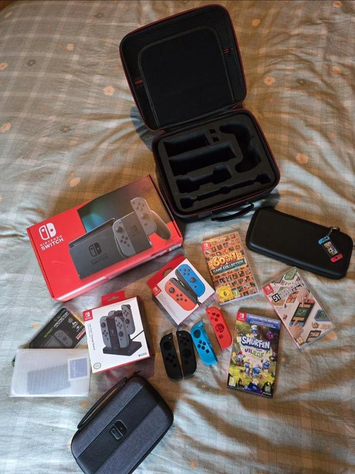 Nintendo Switch - Complete Set!, Spelcomputers en Games, Games | Nintendo Switch, Zo goed als nieuw, Avontuur en Actie, 3 spelers of meer