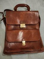 Vintage The Bridge Leren heren Tas net wat groter dan A4, Sieraden, Tassen en Uiterlijk, Ophalen of Verzenden, Gebruikt, Bruin